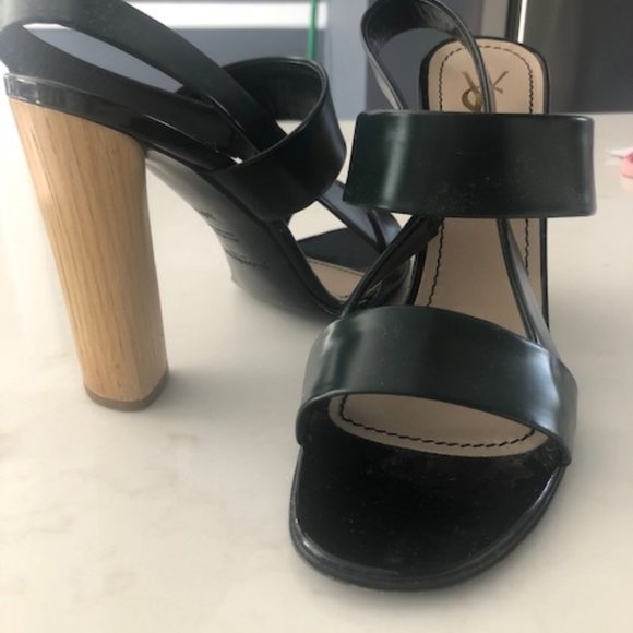 YSL Leather open toe heels - Picture 3 of 6